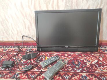 пульт от приставки: Телевизор рабочий с цифровой приставкой dvb-t2 с пультами