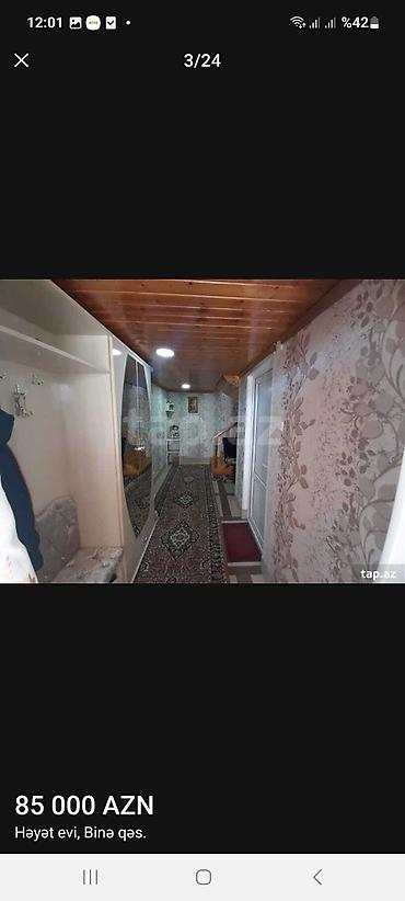 ev axtaram: Binə qəsəbəsində həyət evi. ışıq, qaz, su, kombi, 5 otaqlı sənət — 3