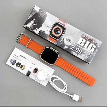 часы apple watch 9: Смарт‑часы T900 Ultra BIG 2.09 - Большой безрамочный дисплей 2.09" — 2