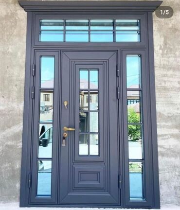 Giriş qapıları: Məhsul: Dəmir giriş qapıları (klassik dizayn) - Material: qalın — 32