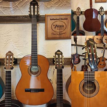 valencia gitara: Klassik gitara Valencia VC264 Üst:Sitka Spruce Qol: Ebonized Mahogany — 1