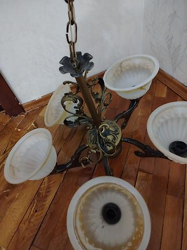 İşıqlandırma: Çılçıraq, 5 lampa, Metal — 4