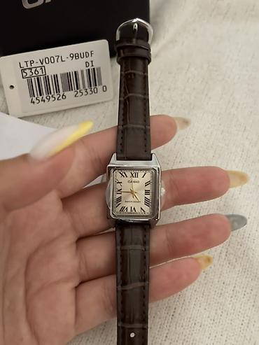 Aksesuarlar: Casio qadın saatı – model LTP-V007L-9BUDF yenidir, satıram çünki — 2