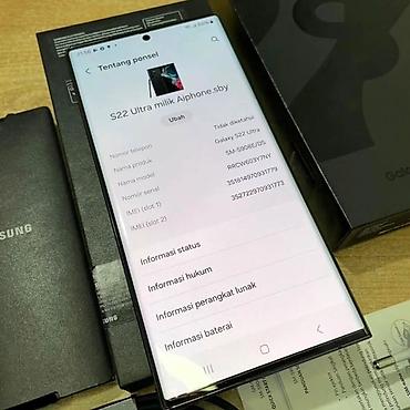 Mobil telefonlar: Samsung Galaxy S22 Ultra, 256 GB, rəng - Qara, İki sim kartlı — 3