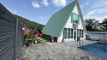 Günlük kirayə evlər: A-frame tipli, dağ mənzərəli istirahət evi – özəl həyətyanı sahə və — 5