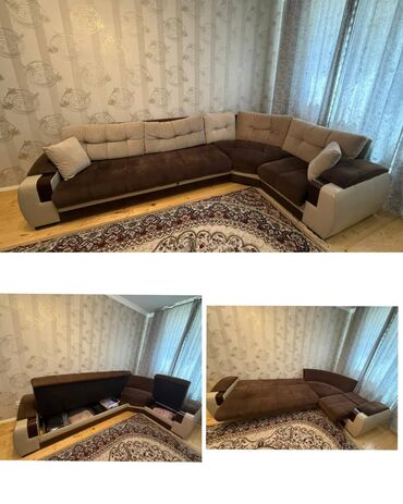 Soyuducu vitrinləri: Künc divan, İşlənmiş, Açılan