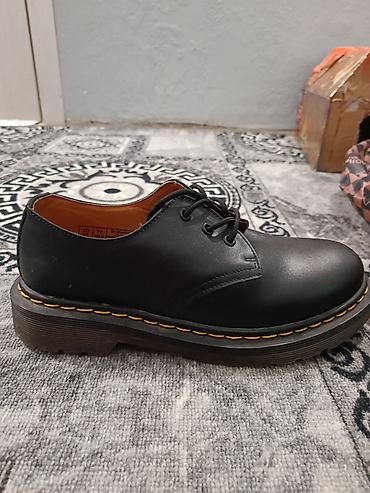 Туфли: Классические дерби в стиле Dr. Martens 1461 - Материал верха: чёрная — 2