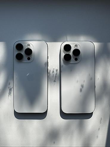 Apple iPhone: IPhone 16 Pro, Б/у, 256 ГБ, Серебристый, Защитное стекло, 100 % — 1