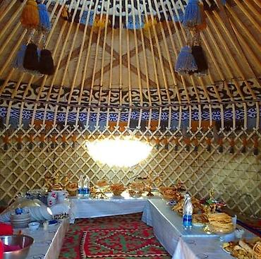 Спорт и хобби: Аренда юрты, Каркас Металлический, 85 баш, Стол, Стулья, Казан — 3