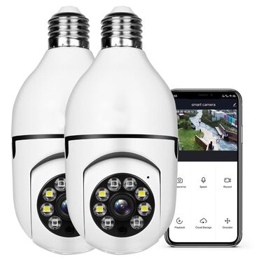 скрытая камера видеонаблюдения купить: Патрон Wi-Fi камера WiFi камера 360. 2MP 1080p Высокое разрешение