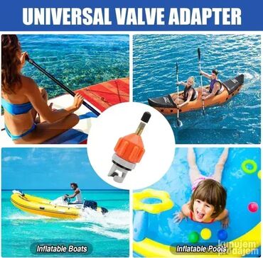 Vodeni sportovi: #0032 Adapter za ventil za čamce; **NOVO, neraspakovano!** _Opis:_ — 8