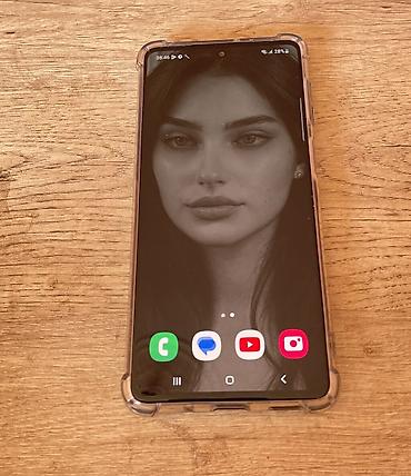 Mobil telefon və aksesuarlar: Samsung Galaxy M52, 128 GB, rəng - Qara, Barmaq izi, İki sim kartlı, Face ID — 1