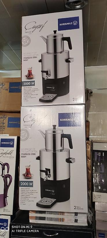 turk samovarı: Samovar elektrik samovar Korkmaz Turk istehsali 5 litr su 2 litr cay — 7