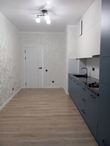 квартира рабочий горадок: 1 бөлмө, 50 кв. м, Элитка, 8 кабат, Евроремонт