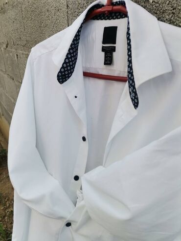Košulje: Kao nova snežno bela muška košulja. Veličina 39/40. Slim fit — 8