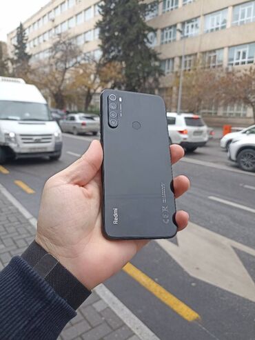 Xiaomi: Xiaomi Redmi Note 8, 32 GB, rəng - Qara, 
 Zəmanət, Barmaq izi, İki sim kartlı