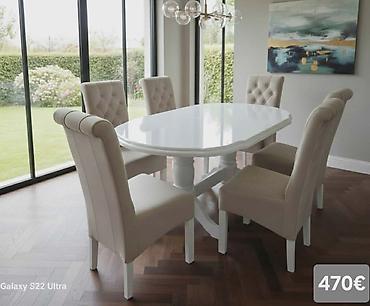 Stilske garniture: Trpezarijski setovi – više modela - Set 1 (prikaz 1 i 4) – 640€: - — 24