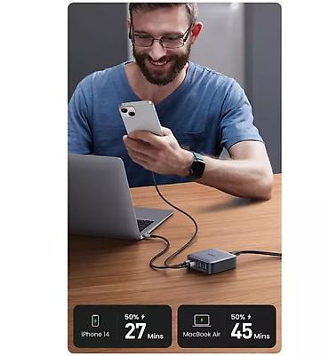 appl: UGREEN Nexode 4-Port PD GaN Настольная Зарядная Станция 65W — Мощное и — 5