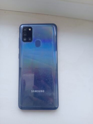компьютер компьютер: Samsung Galaxy A21S, Колдонулган, 32 ГБ, түсү - Көк