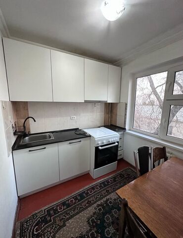 квартира дом бишкек: 2 комнаты, 43 м², 104 серия, 4 этаж, Старый ремонт