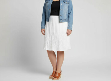 spódnice za kolano obcisła: Women`s skirt, size XL