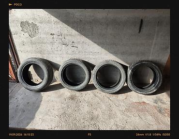 124 2 2: Шины 215 / 50 / R 17, Зима, Б/у, Легковые, Япония, Bridgestone — 1