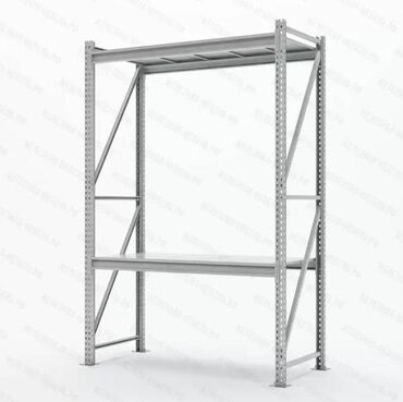 диана мебель: Стеллаж СФМ 2000х1250х600 (2 яруса с настилом) RAL - для гаража
