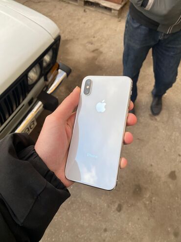 Apple iPhone: IPhone X, 64 GB, Ağ, Zəmanət