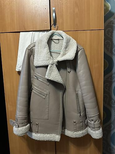 tech flecce: Дубленка, Короткая модель, M, L — 1