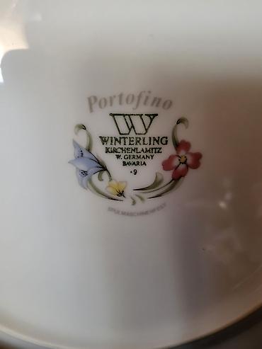 originalne slike: Tanjiri Winterling Portofino Bavaria iz 70ih.godina. Tanjiri bavaria — 10