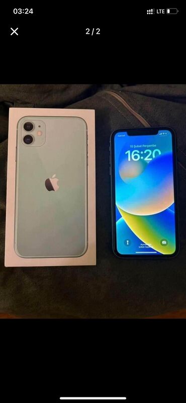 Apple iPhone: IPhone 11, 128 GB, Alpine Green, Face ID