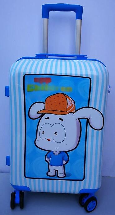 Rančevi, torbe i koferi: Dečji kofer na točkiće – “Happy Children” - Čvrsta ABS/plastik — 3