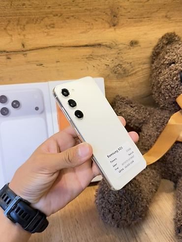 tab 9: Samsung Galaxy S23, белый цвет. Память 256 ГБ. Основные — 3