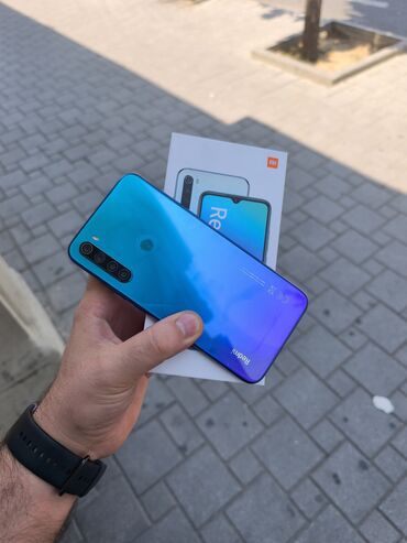 islemis telfon: Redmi Note 8, 64 GB, rəng - Göy