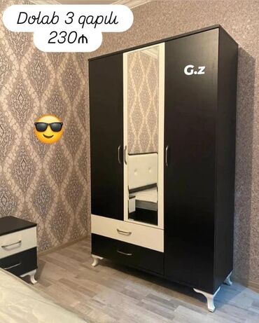 Pufiklər: Yeni, Düz dolab, Qarderob, paltar dolabı