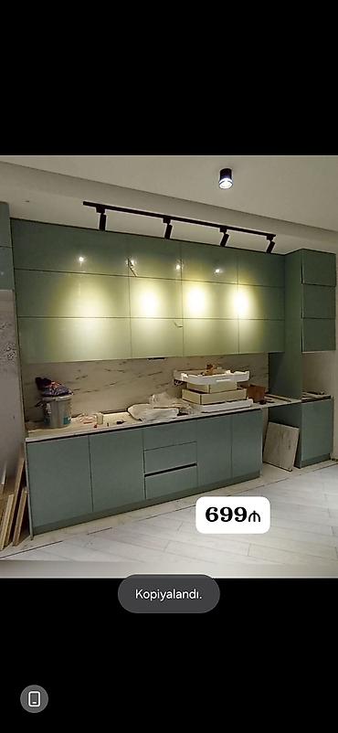 *699₼ mdf MƏTBƏX mebeli SATILIR*‼️ ÖLÇÜ:-5 hun279 ÜZƏRİNDƏ