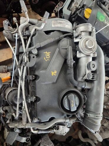 Бамперы и комплектующие: Двигатель Volkswagen Golf 5 MK5 1.9 ТДИ BXE 2006 (б/у)