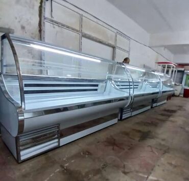 Paltaryuyan maşınlar: Soyuduculu vitr/mağaza vitrin dəsti - Uzun xəttli, modullu vitr