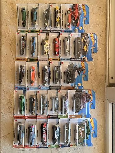 Hot Wheels kolleksiya dəsti – orijinal blister qablaşdırmada, müxtəlif