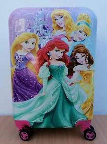 Rančevi, torbe i koferi: Dečiji kofer sa motivom princeza - Tvrda školjka sa sjajnim printom — 14