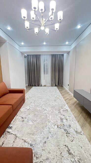испанский дом 7 мкр: 2 бөлмө, 70 кв. м, Элитка, 7 кабат, Евроремонт