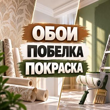 Обои, побелка, покраска!
