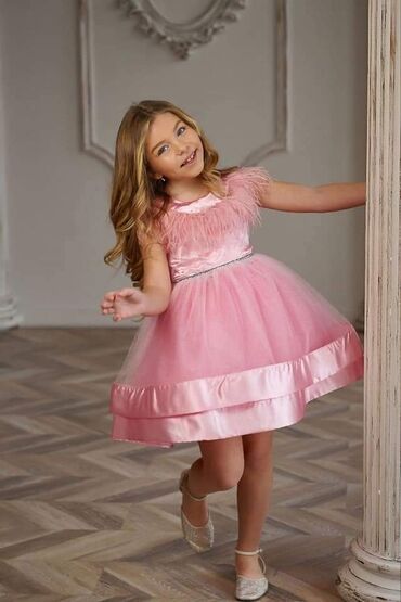 Haljine: Predivne haljinice saten, til, perje, šljokice, za princezice od — 4