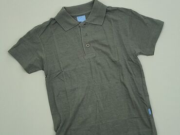 Koszula 7 lat, wzrost - 122 cm., stan - Idealny, wzór - Jednolity kolor, kolor - Szary