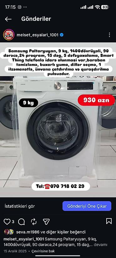 sok masini: Paltaryuyan maşın 8 kq, Yeni, Pulsuz çatdırılma — 7