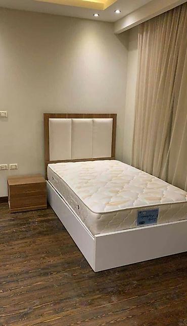 Mebel dəsti – tək nəfərlik çarpayı, başlıq və tumba - Ölçü: təxmini