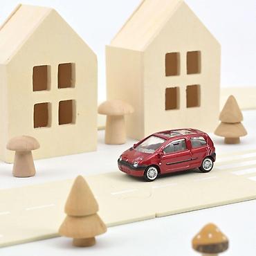 pink and cosmo: 🚗 Renault Twingo 2004 – Cherry Red (Norev 1:64 Die-Cast) Norev — 1