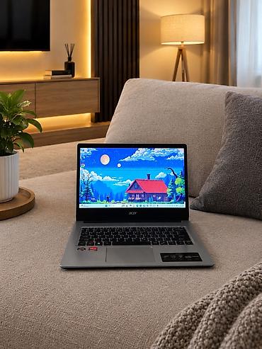 asus notebook adapter: İşlənmiş Acer Aspire, 14 ", AMD Ryzen 3, 128 GB, Ünvandan götürmə — 1