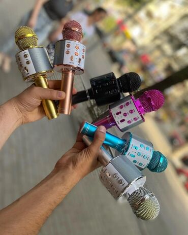 Mikrofonlar: Ws-858 Bluetooth mikrafon kalonka. Endirim 30Yox 15Azn✅ ✅Mikrafon — 2