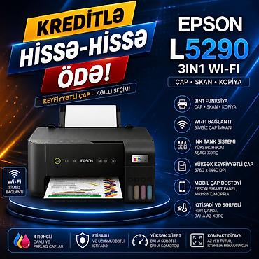 printer a3: EPSON L5290 3IN1 WI-FI Çap rezolyusiyası: 5760 × 1440 dpi Çap rəngi — 1